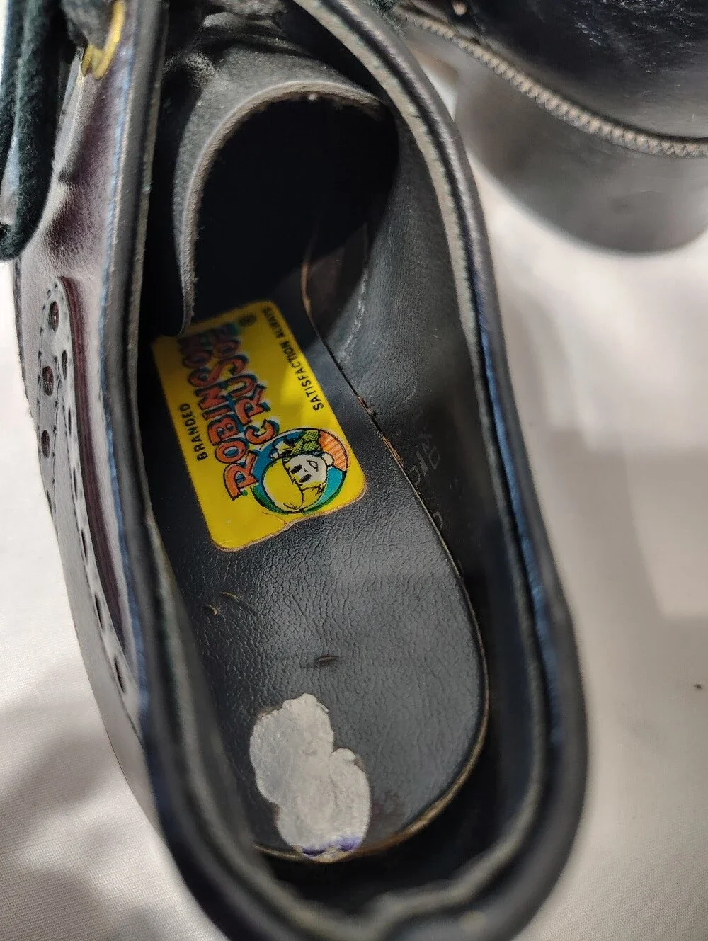 Vintage 1960s Robinson Crusoe Childrens Oxford Dress Shoes Size 11.5D Tricolor